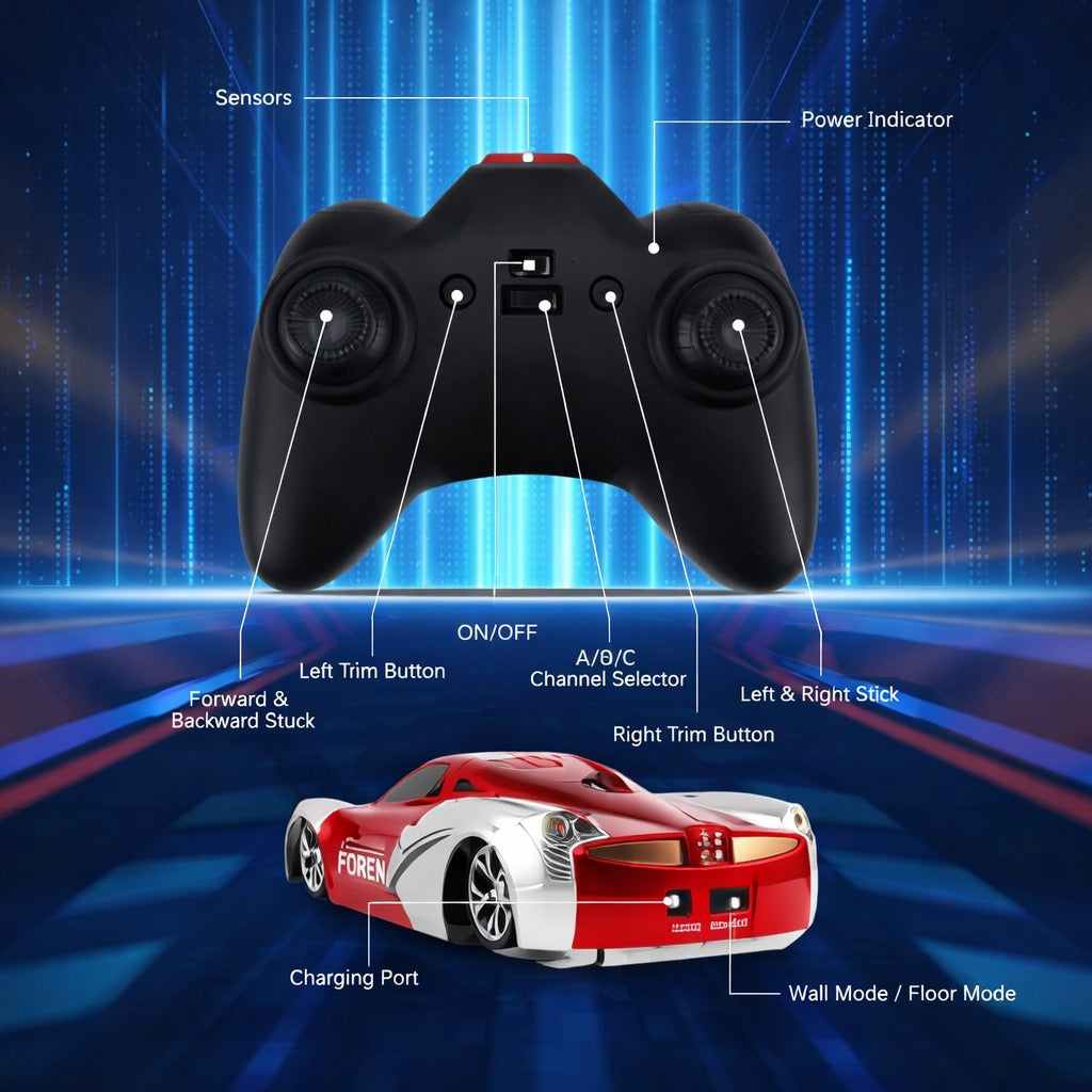 Wall Climbing RC Car