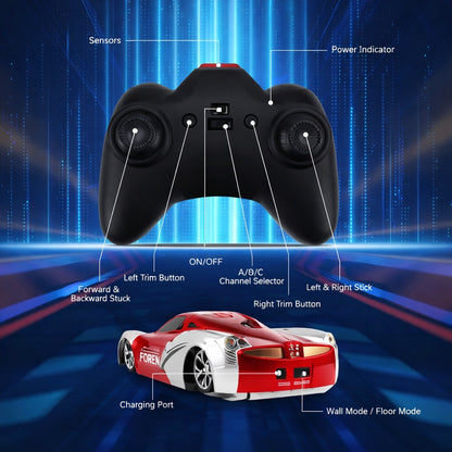 Wall Climbing RC Car