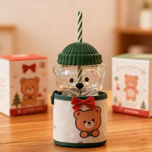 Glass Bear Cup