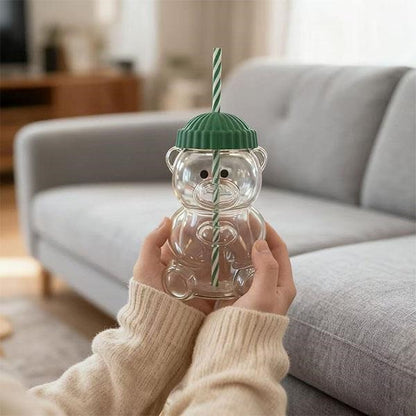 Glass Bear Cup